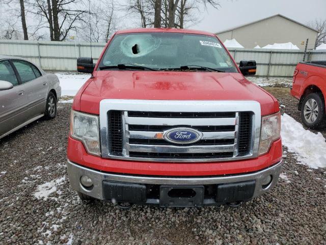 1FTFW1EV7AKC51462 - 2010 FORD F150 SUPERCREW RED photo 5