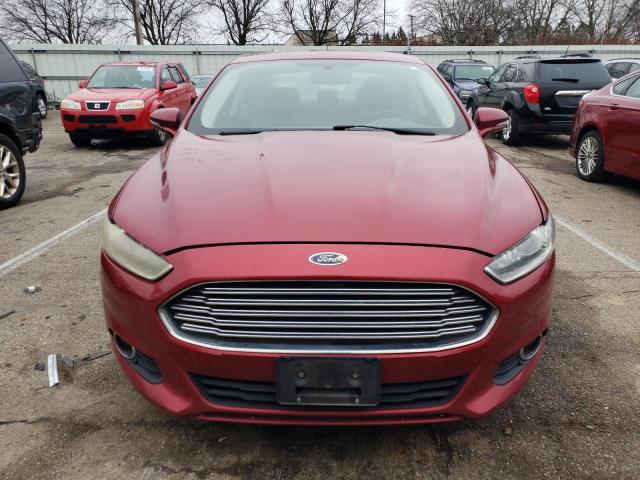 3FA6P0HD7GR162608 - 2016 FORD FUSION SE RED photo 5