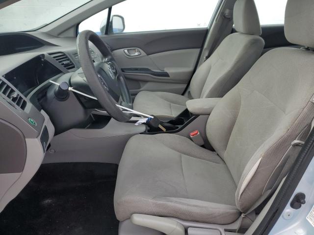 2HGFB2F51CH593744 - 2012 HONDA CIVIC LX SILVER photo 7