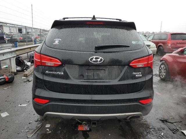 5XYZUDLBXFG252227 - 2015 HYUNDAI SANTA FE S BLACK photo 6