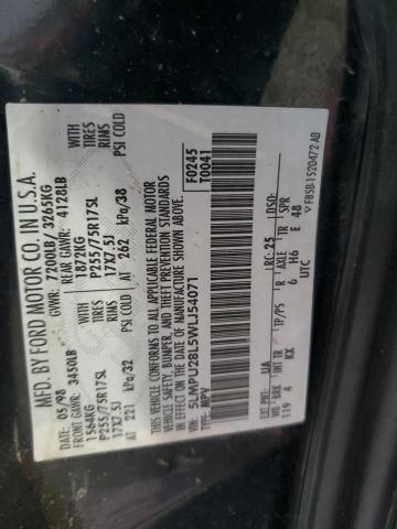 5LMPU28L5WLJ54071 - 1998 LINCOLN NAVIGATOR 黑色 照片 12