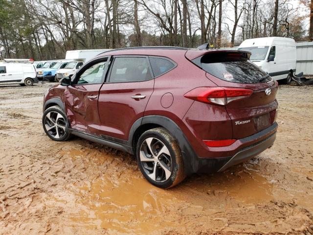 KM8J33A23GU070023 - 2016 HYUNDAI TUCSON LIMITED MAROON photo 2