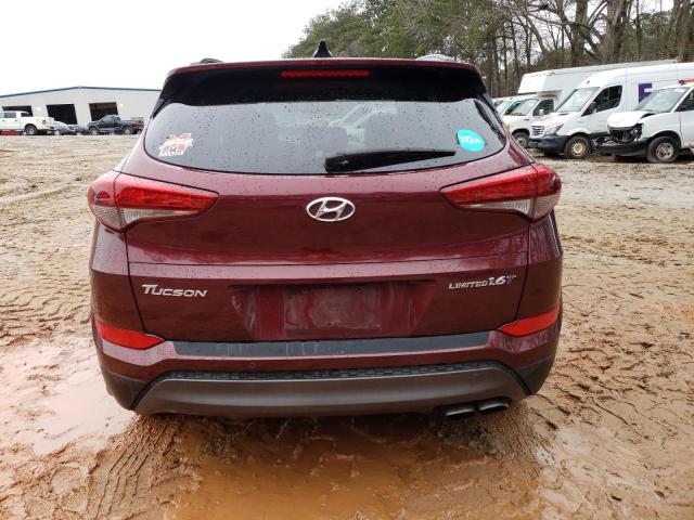 KM8J33A23GU070023 - 2016 HYUNDAI TUCSON LIMITED MAROON photo 6