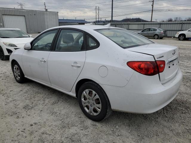 KMHDU4AD1AU904072 - 2010 HYUNDAI ELANTRA BLUE WHITE photo 2