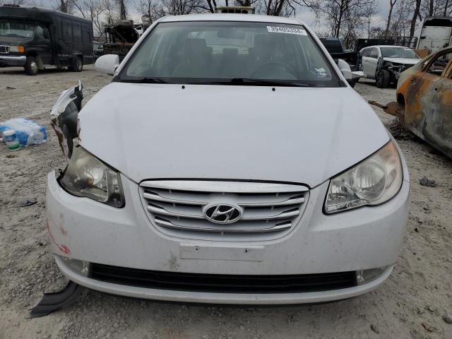 KMHDU4AD1AU904072 - 2010 HYUNDAI ELANTRA BLUE WHITE photo 5