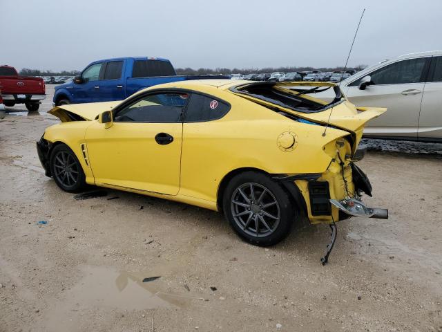 KMHHM65D16U211887 - 2006 HYUNDAI TIBURON GS YELLOW photo 2