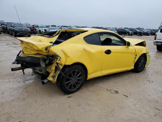 KMHHM65D16U211887 - 2006 HYUNDAI TIBURON GS YELLOW photo 3