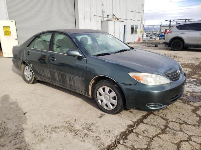 4T1BE32KX2U517971 - 2002 TOYOTA CAMRY LE GREEN photo 4