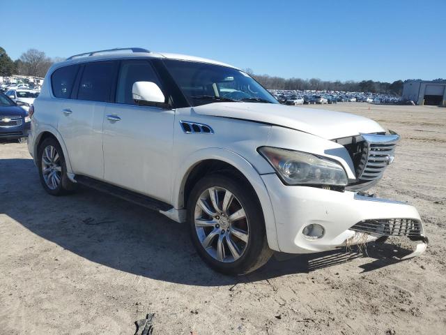 JN8AZ2ND5C9715488 - 2012 INFINITI QX56 WHITE photo 4