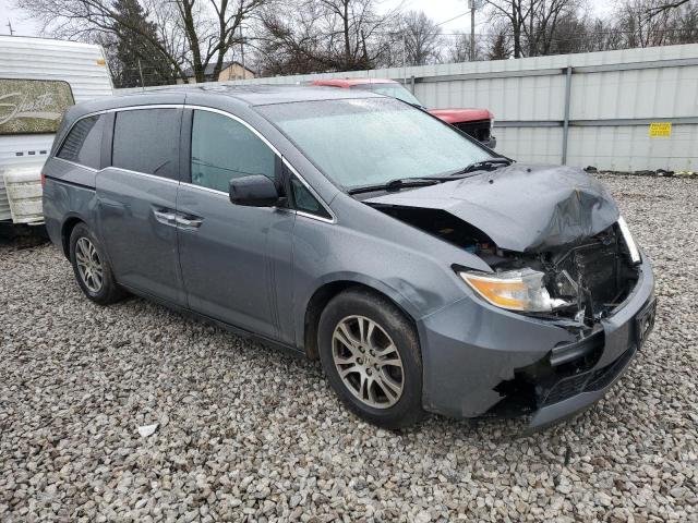 5FNRL5H64CB110303 - 2012 HONDA ODYSSEY EXL GRAY photo 4