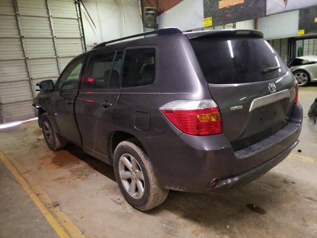 JTEDS41A982025291 - 2008 TOYOTA HIGHLANDER GRAY photo 2