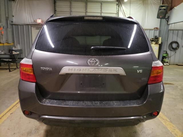 JTEDS41A982025291 - 2008 TOYOTA HIGHLANDER GRAY photo 6