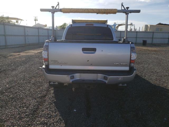 5TELU42N56Z292710 - 2006 TOYOTA TACOMA DOUBLE CAB 银色 照片 6