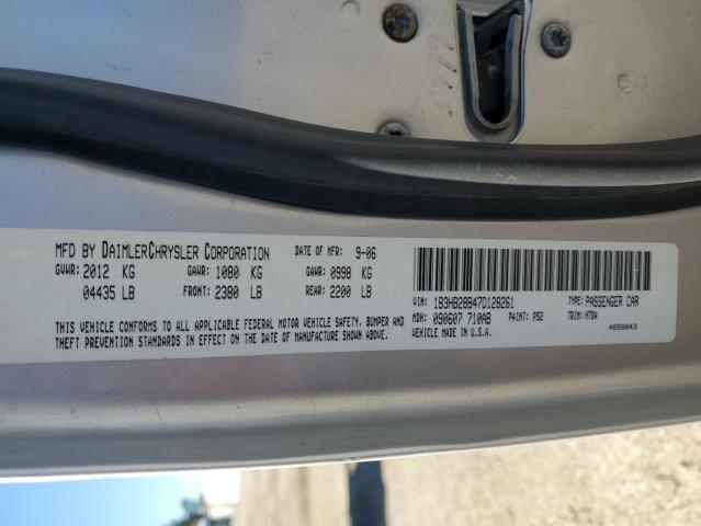 1B3HB28B47D128261 - 2007 DODGE CALIBER SILVER photo 13