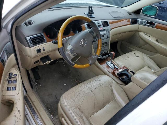 JTHBA30G955140514 - 2005 LEXUS ES 330 WHITE photo 8