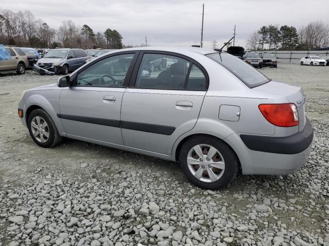 KNADE223696535430 - 2009 KIA RIO BASE SILVER photo 2