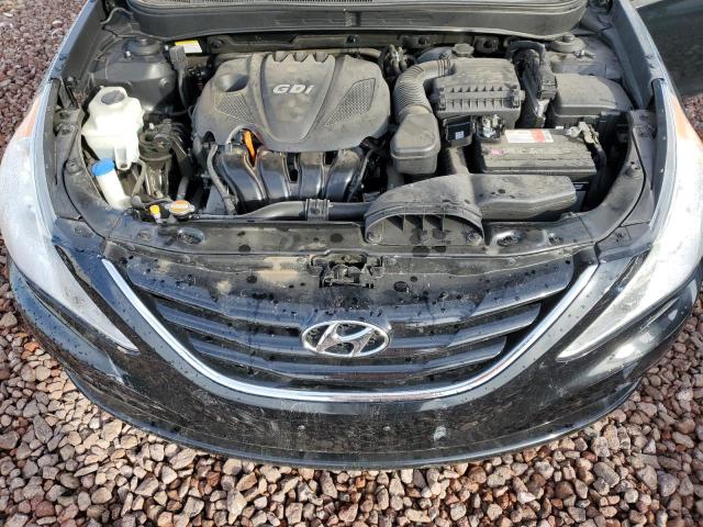 5NPEB4AC2CH400908 - 2012 HYUNDAI SONATA GLS BLACK photo 11