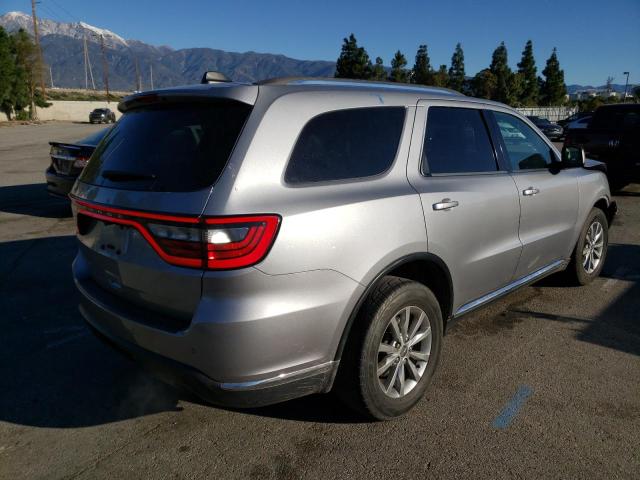 1C4RDHAG3GC483868 - 2016 DODGE DURANGO SXT SILVER photo 3