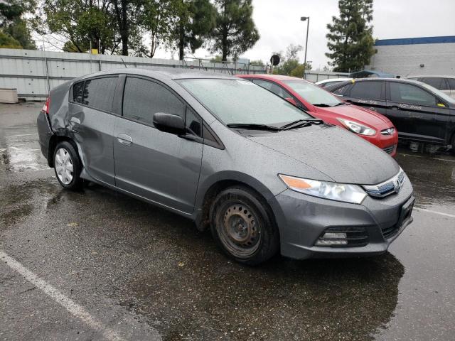 JHMZE2H57ES001452 - 2014 HONDA INSIGHT LX GRAY photo 4