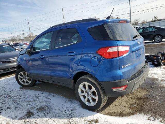 MAJ6P1UL9JC239455 - 2018 FORD ECOSPORT SE BLUE photo 2