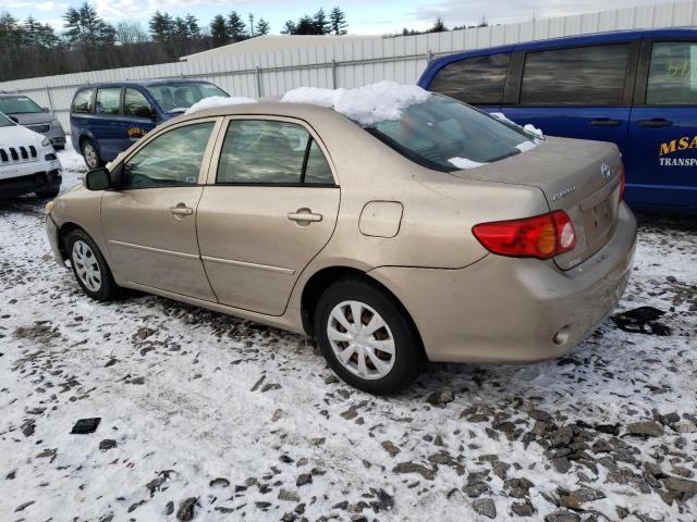 1NXBU40EX9Z036814 - 2009 TOYOTA COROLLA BASE TAN photo 2