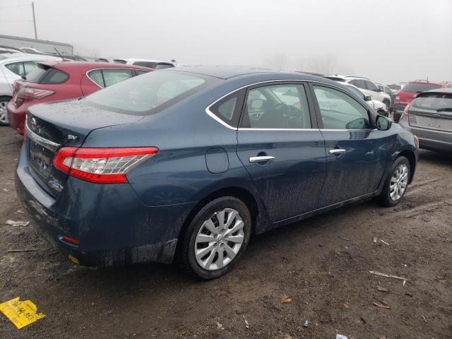 1N4AB7AP7DN901545 - 2013 NISSAN SENTRA S BLUE photo 3