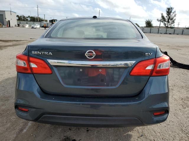 3N1AB7AP5GY224113 - 2016 NISSAN SENTRA S BLUE photo 6