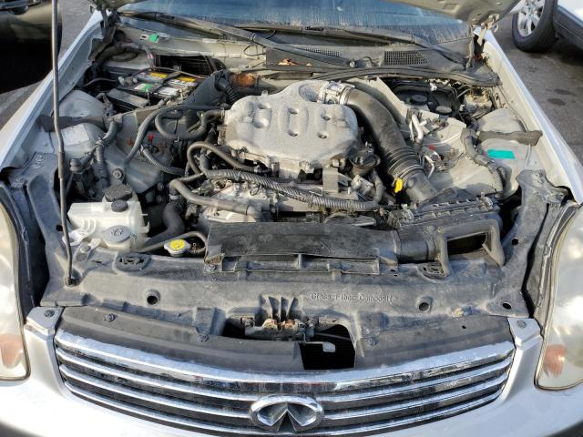 JNKCV51E63M319758 - 2003 INFINITI G35 SILVER photo 11