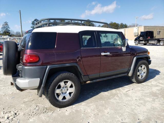 JTEBU11F070047167 - 2007 TOYOTA FJ CRUISER BURGUNDY photo 3