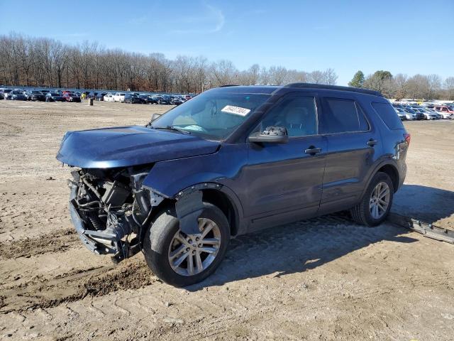 1FM5K8B87GGC01697 - 2016 FORD EXPLORER BLUE photo 1