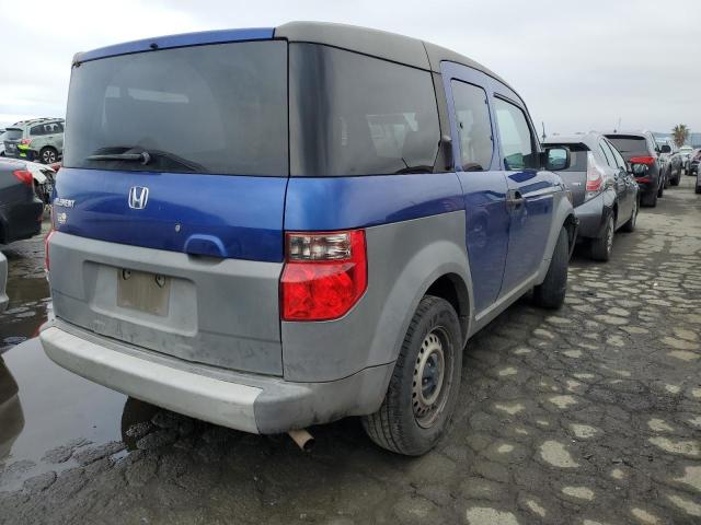 5J6YH28384L030710 - 2004 HONDA ELEMENT LX BLUE photo 3