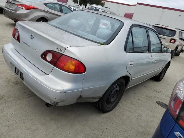 1NXBR12E61Z514860 - 2001 TOYOTA COROLLA CE SILVER photo 3