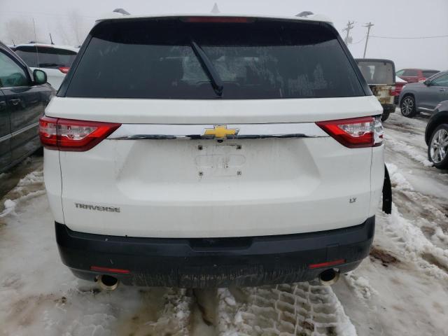 1GNERGKW3KJ305468 - 2019 CHEVROLET TRAVERSE LT WHITE photo 6