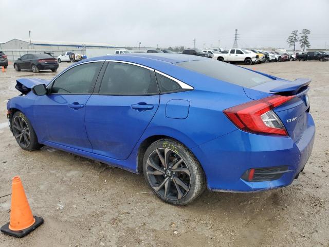2HGFC2F86LH584545 - 2020 HONDA CIVIC SPORT 蓝色 照片 2