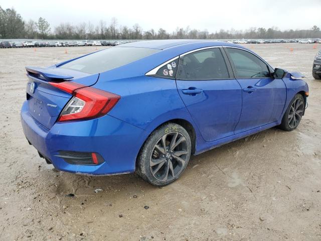 2HGFC2F86LH584545 - 2020 HONDA CIVIC SPORT 蓝色 照片 3