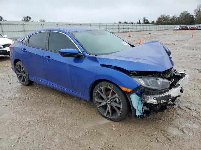 2HGFC2F86LH584545 - 2020 HONDA CIVIC SPORT 蓝色 照片 4
