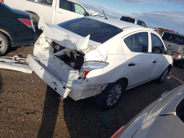 3N1CN7AP5DL821626 - 2013 NISSAN VERSA S WHITE photo 3