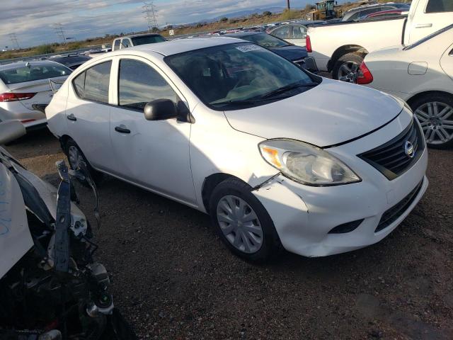 3N1CN7AP5DL821626 - 2013 NISSAN VERSA S WHITE photo 4