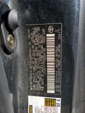 JTKDE177750004168 - 2005 TOYOTA SCION TC 灰色 照片 13