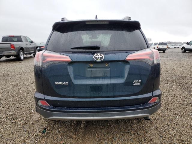 2T3RFREV6HW558182 - 2017 TOYOTA RAV4 XLE BLUE photo 6