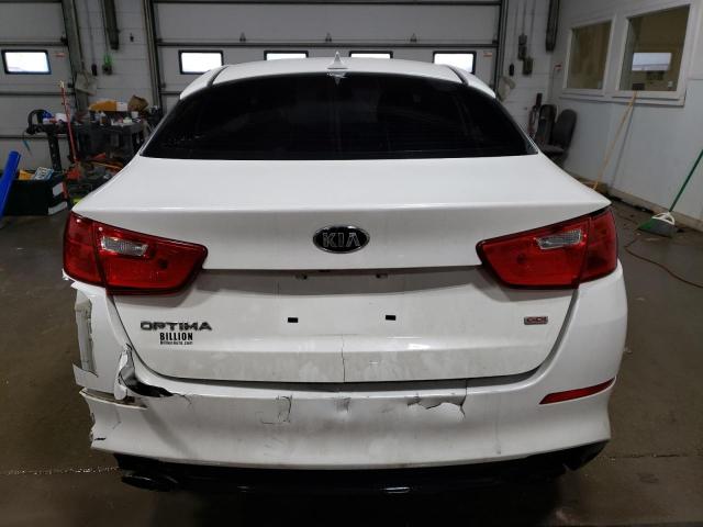 KNAGM4A70F5642068 - 2015 KIA OPTIMA LX WHITE photo 6