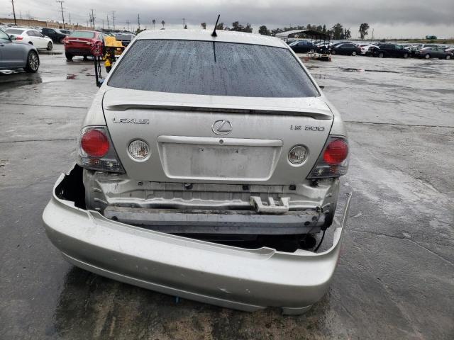 JTHBD192750099459 - 2005 LEXUS IS 300 SILVER photo 6