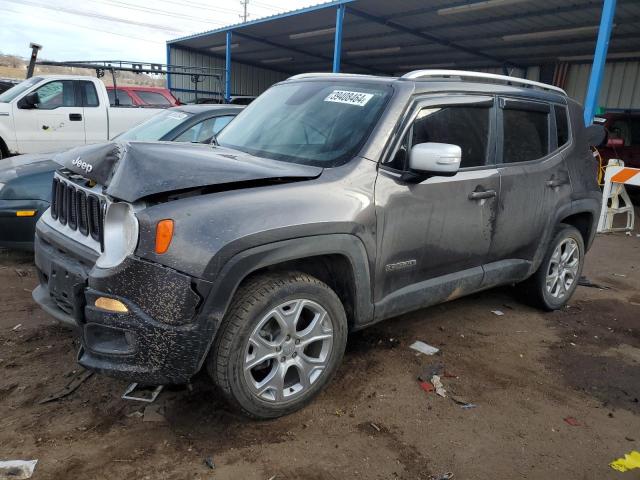 ZACCJBDT6GPD46133 - 2016 JEEP RENEGADE LIMITED CHARCOAL photo 1