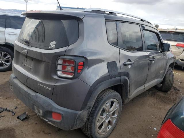 ZACCJBDT6GPD46133 - 2016 JEEP RENEGADE LIMITED CHARCOAL photo 3