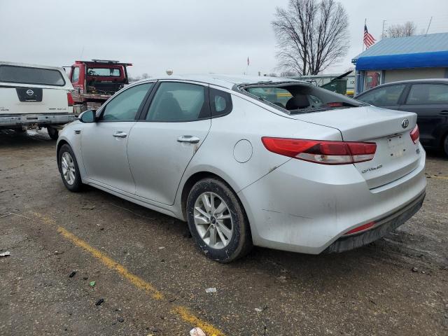 KNAGT4L36H5161015 - 2017 KIA OPTIMA LX SILVER photo 2