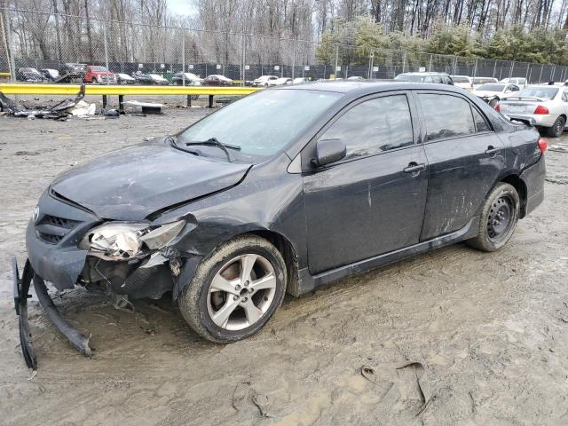 2T1BU4EE5BC628475 - 2011 TOYOTA COROLLA BASE BLACK photo 1