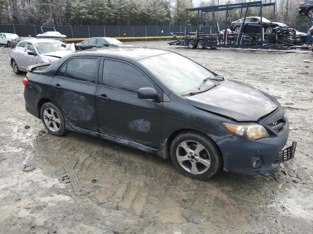2T1BU4EE5BC628475 - 2011 TOYOTA COROLLA BASE BLACK photo 4