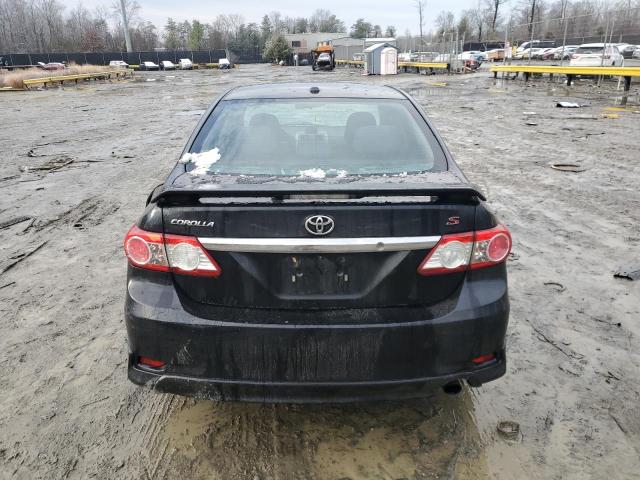 2T1BU4EE5BC628475 - 2011 TOYOTA COROLLA BASE BLACK photo 6