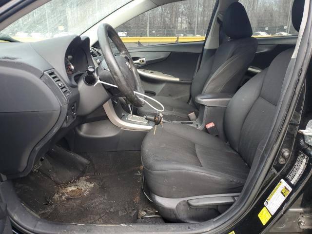 2T1BU4EE5BC628475 - 2011 TOYOTA COROLLA BASE BLACK photo 7