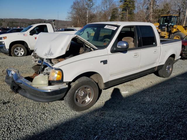 1FTRW07L42KB36399 - 2002 FORD F150 SUPERCREW WHITE photo 1